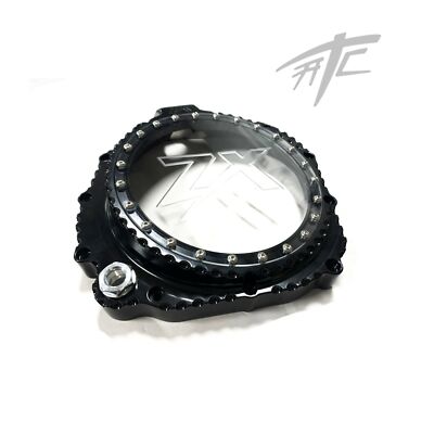 ZX-14 BLACK DIAMOND CUT SEE THROUGH CLUTCH COVER 2006-2011 ZX-14 BLACK DIAMOND CUT SEE THROUGH CLUTCH COVER 2006-2011