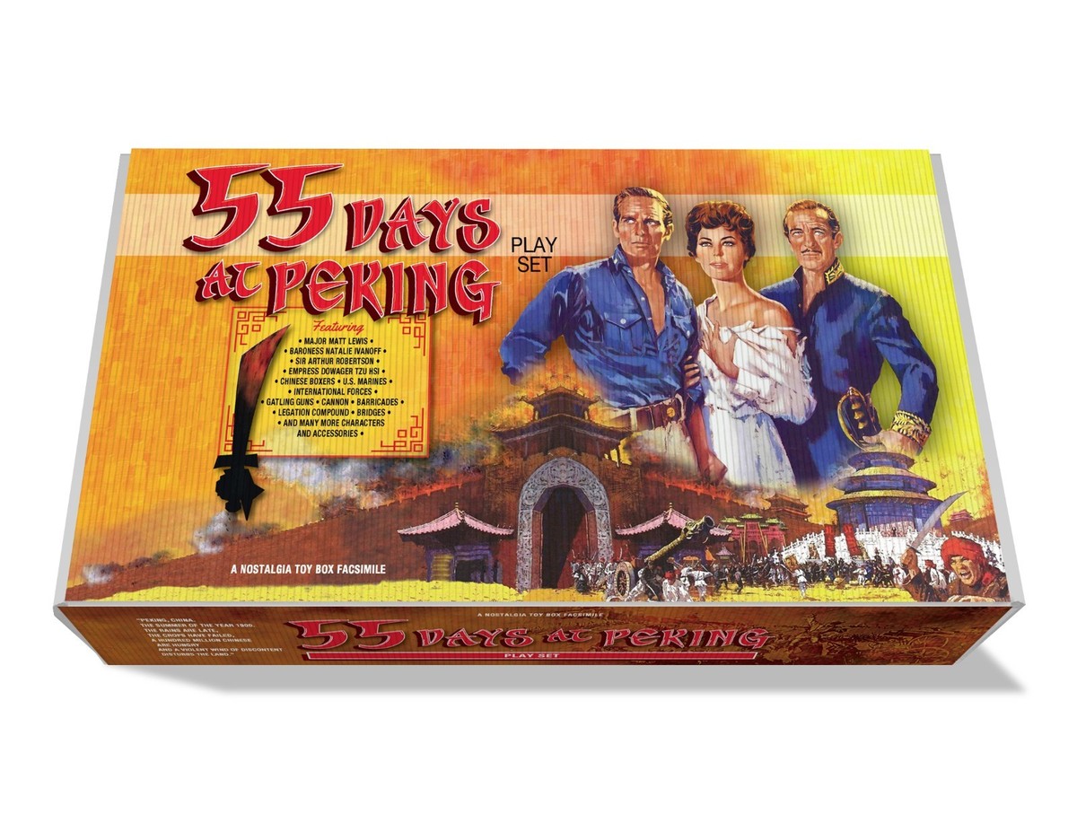 Marx 55 Days at Peking Play Set Box. | eBay