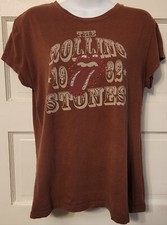 The Rolling Stones Ladies Embellished T-Shirt: Tongue