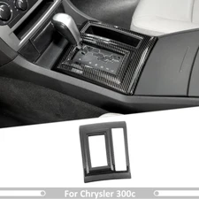 Carbon Gear Shift Panel Cover Accessories For Dodge Charger/Chrysler 300C 04-10