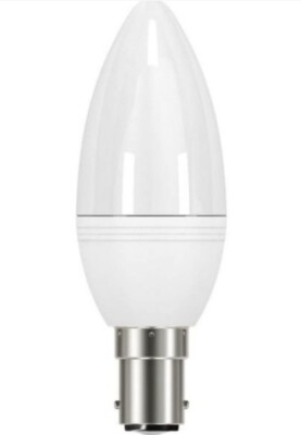 8er Pack * Venture B22 LED 3,5W/240V 5000K klar Kerzenlampe, kaltweiß (102)