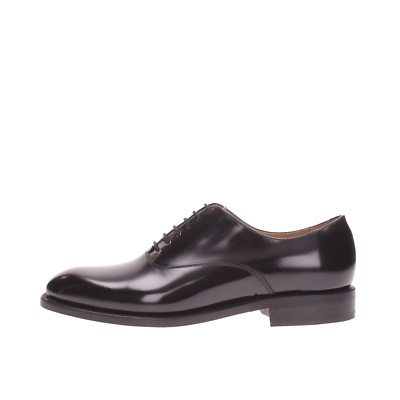 Berwick 1707 Schnürsenkel Leder Herren schwarz 4717