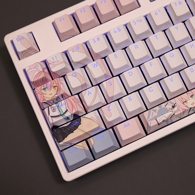 Blue Archive Takanashi Hoshino PBT Transparent Keycap Cherry