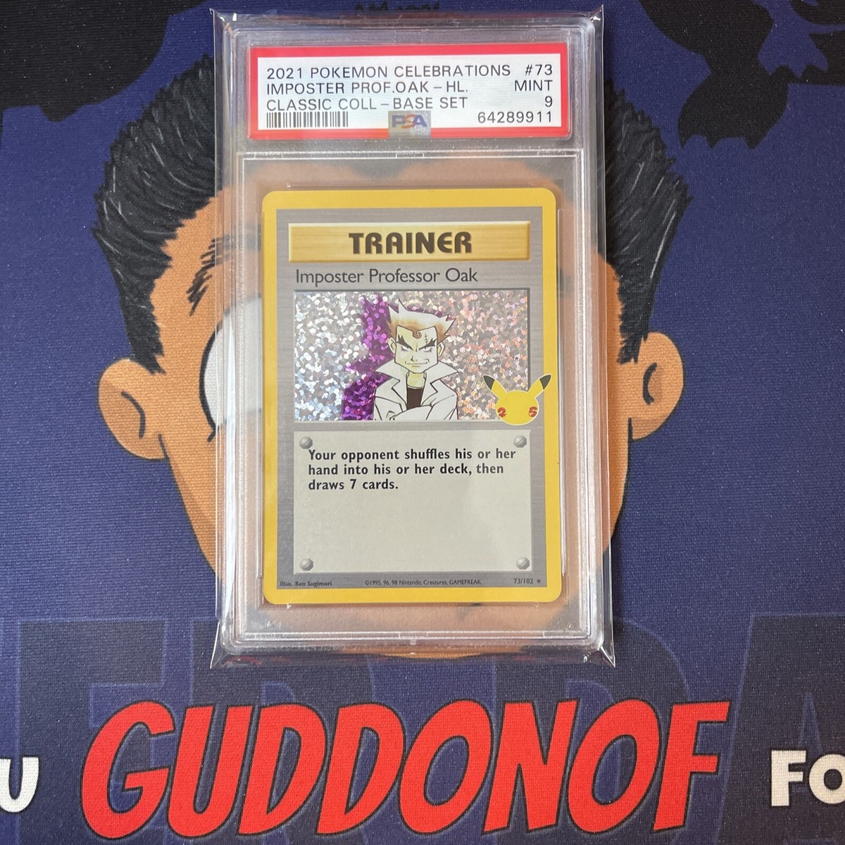 PSA 9 MINT 2021 Pokemon Celebrations Classic IMPOSTER PROFESSOR