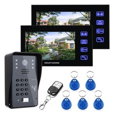 RFID Password IR-CUT 1000TV 7inch Monitor Video Door Phone Doorbell Intercom AJ