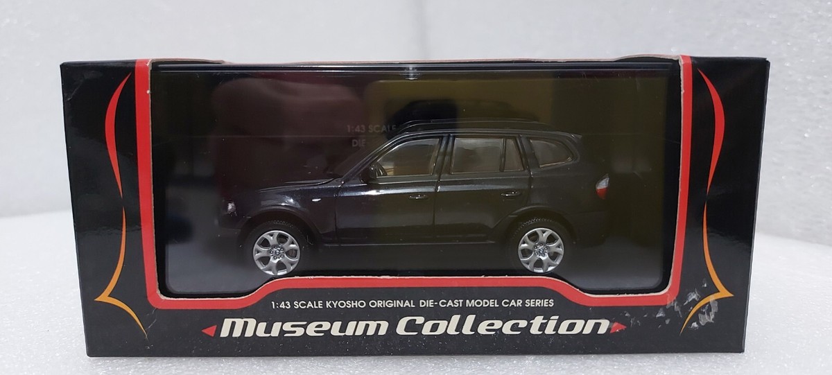 京商（KYOSHO)  (E83) X3 BMW X3 (E83) 3.0i 2003 Black 1:43 Kyosho 03521BK Diecast Model Car