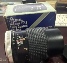 Aubell 1:2.8 F=135mm Lens  in mint condition  factory box for canon mount