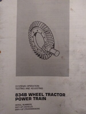 CAT Systems Operation Testing & Adjusting 834B Wheel Tractor Power Train 