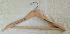Vintage 1970's Dick Richmond's Men's Store - Miami  Coral Gables FL Wood Hanger