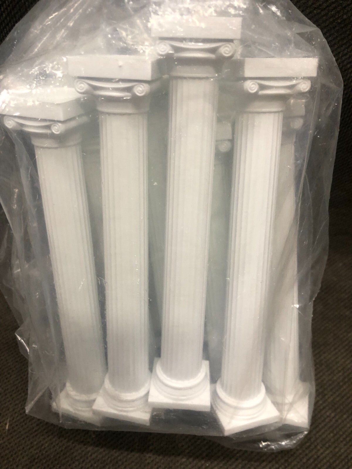12 each 7” White Grecian Cake Pillars / Columns eBay
