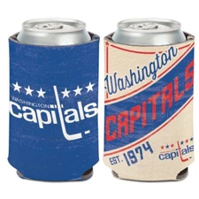 WASHINGTON CAPITALS VINTAGE STYLE SOFT FOAM CAN COOLER COOZIE KOOZIE HOLDER