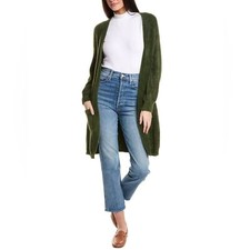 Anthropologie Oliver .o Womens Cardigan Sweater Hunter Green M Nwt
