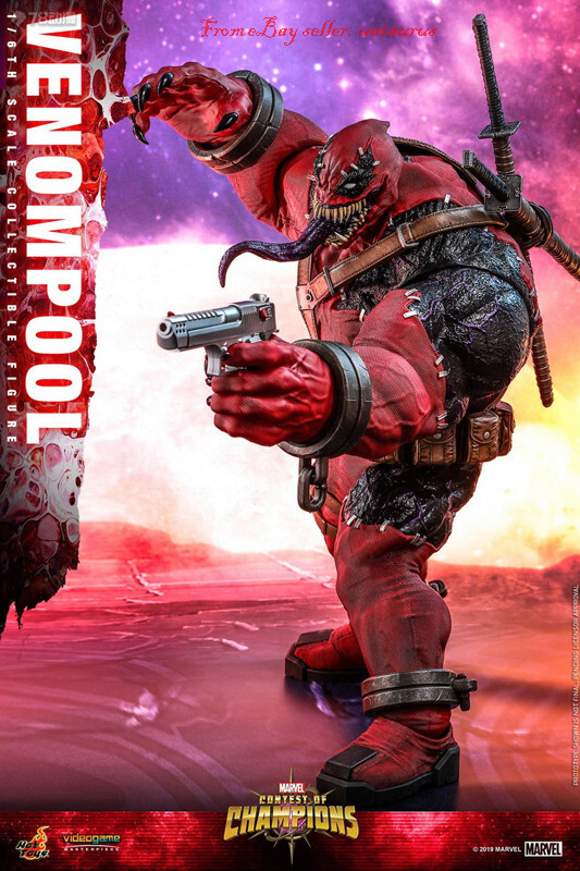 Perfect Hot Toys 1/6 Vgm35 Venom Deadpool Action Figure