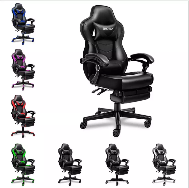 Gaming Chair with Footrest,Office Chair with Foot Rest,Anime Gaming  Chair,Gaming Chairs for Adults,Gaming Chair,for Game  Room,Bedroom,Office,Living