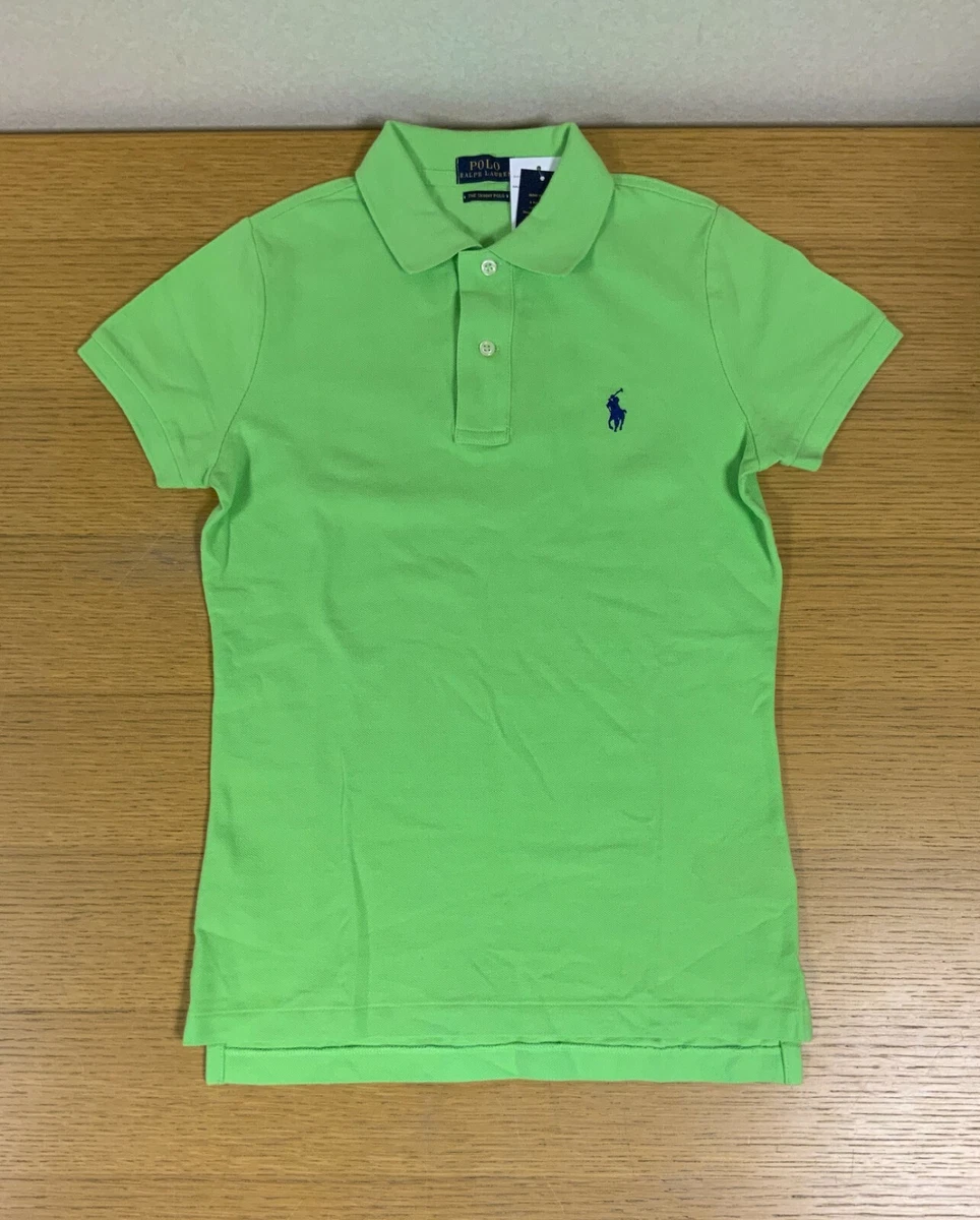 Neon green ralph top lauren polo shirt