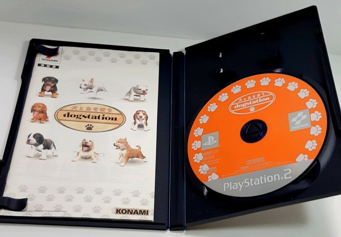 【PS2】犬とあそぼうdogstation Play With Dog Dogstation Inu to Asobo Sony Playstation2 Game Soft