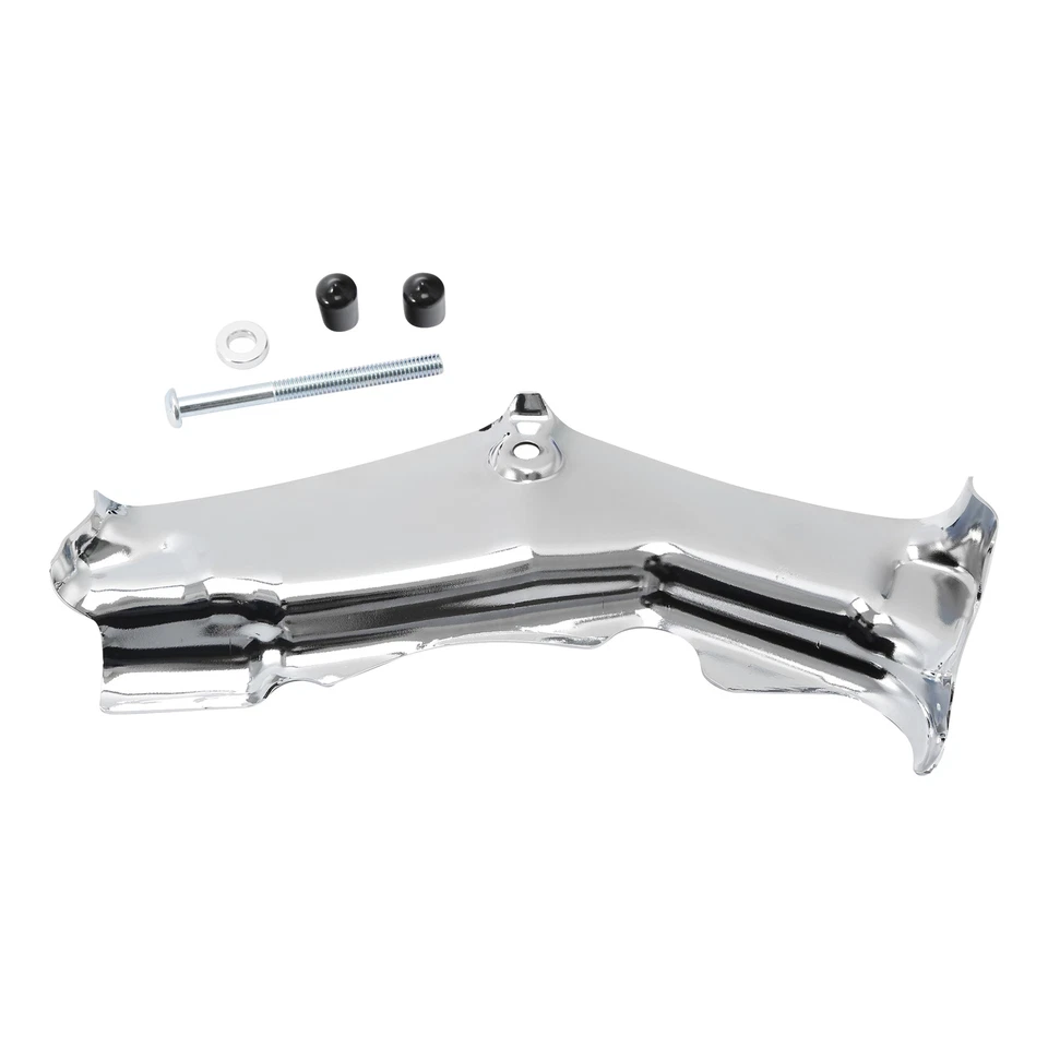 Cubierta de bloque de motor con base de cilindro cromada apta para Harley Touring Road King 2017-23 Foto 2 de 4