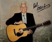 DEL MCCOURY SIGNED 8x10 PHOTO BLUEGRASS SINGER AUTOGRAPH AUTHENTIC COA DEL MCCOURY SIGNED 8x10 PHOTO BLUEGRASS SINGER AUTOGRAPH AUTHENTIC COA
