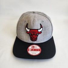 Chicago Bulls New Era 9FIFTY Hardwood Classics Snapback Hat Cap Under Bill Gray
