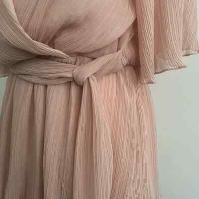 Zara pink ruffle short sleeve dress flowy size M NWT | eBay Zara pink ruffle short sleeve dress flowy size M NWT | eBay