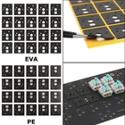 120PCS Mechanical Keyboard Switch Underpad Single Switch Poron EVA PE Shaft Pad