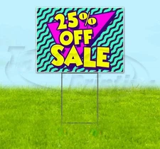 25% OFF SALE 18x24 Yard Sign Corrugated Plastic Bandit Lawn Business USA