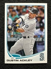 DUSTIN ACKLEY #252 2013 Topps Series 1 Baseball QTY Seattle Mariners