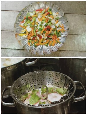 folding vegetable steamer