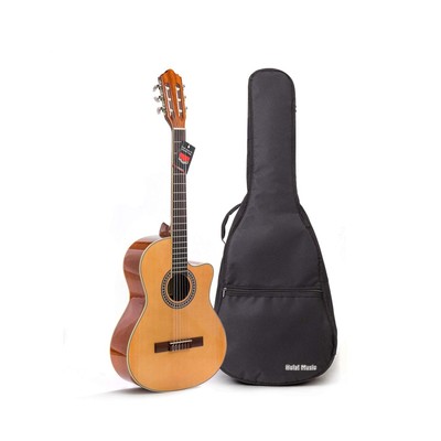 Cutaway Classical Guitar with Savarez  Nylon Strings by Hola! Music 