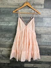 Kimchi Blue Urban Outfitters Mini Dress Size Large Peach Pink Aria Babydoll