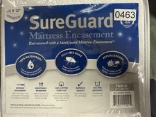 Twin XL (9-12 in. Deep) SureGuard Mattress Encasement - 100% Bed Bug Waterproof,