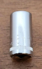 Craftsman USA 8mm 6 Point 1/4" Drive V 43504 (Bottom Knurl)