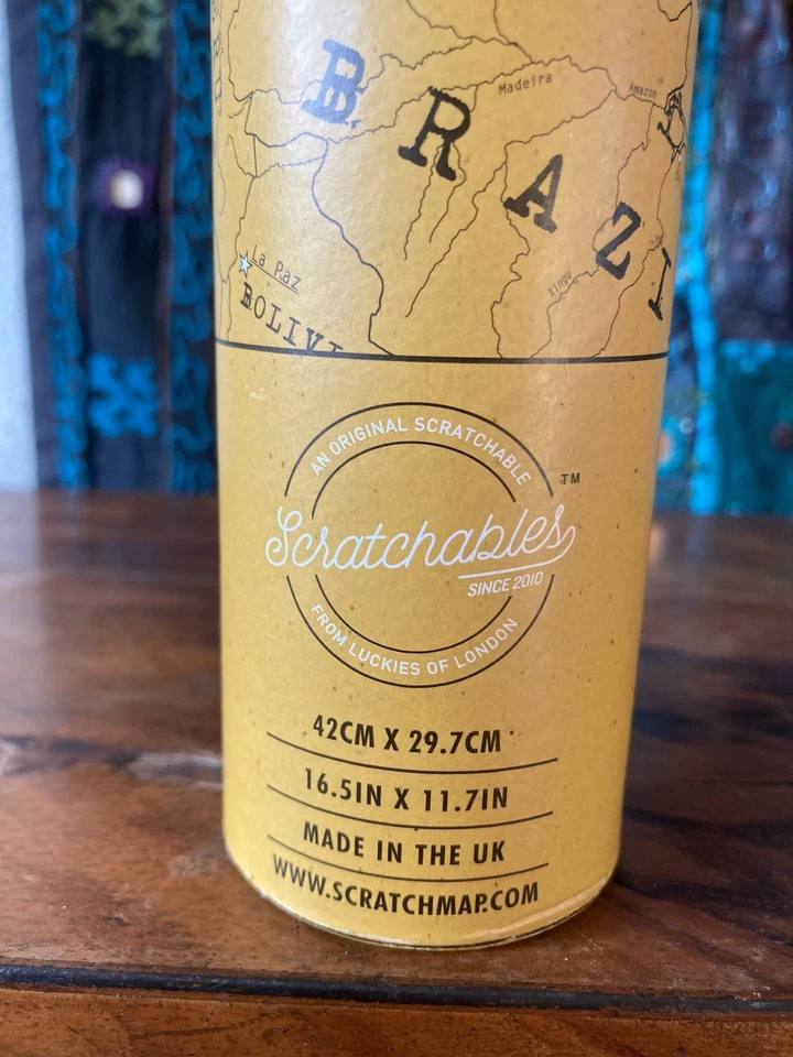 Scratchables Scratch World Map Travel Edition  16.5 x 11.5 in - Image 3 of 4