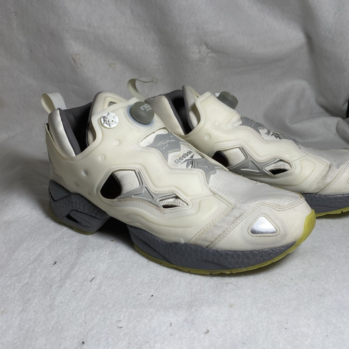 Size 13 - Reebok InstaPump Fury 95 White Pure Grey for sale  display picture 1