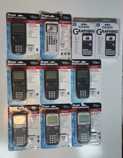 TEXAS INSTRUMENTS CALCULATOR LOT TI-84 PLUS, TI-84 PLUS CE, TI-83 PLUS, CASIO