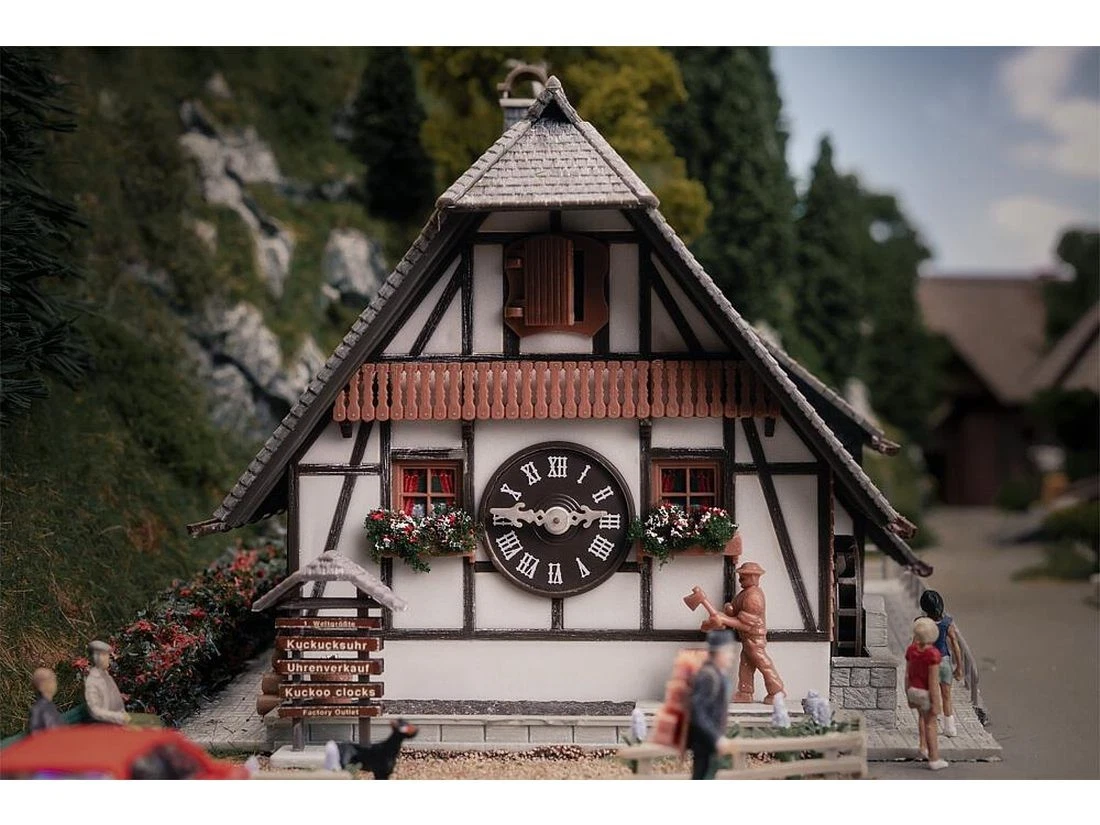 Faller 130011 H0 Jubiläumsmodell 1. Weltgrößte Kuckucksuhr mit Figur