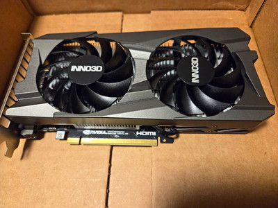 Inno3D NVIDIA GeForce RTX 3050 6gb GDDR6 HDMI/DP Multi-Monitor