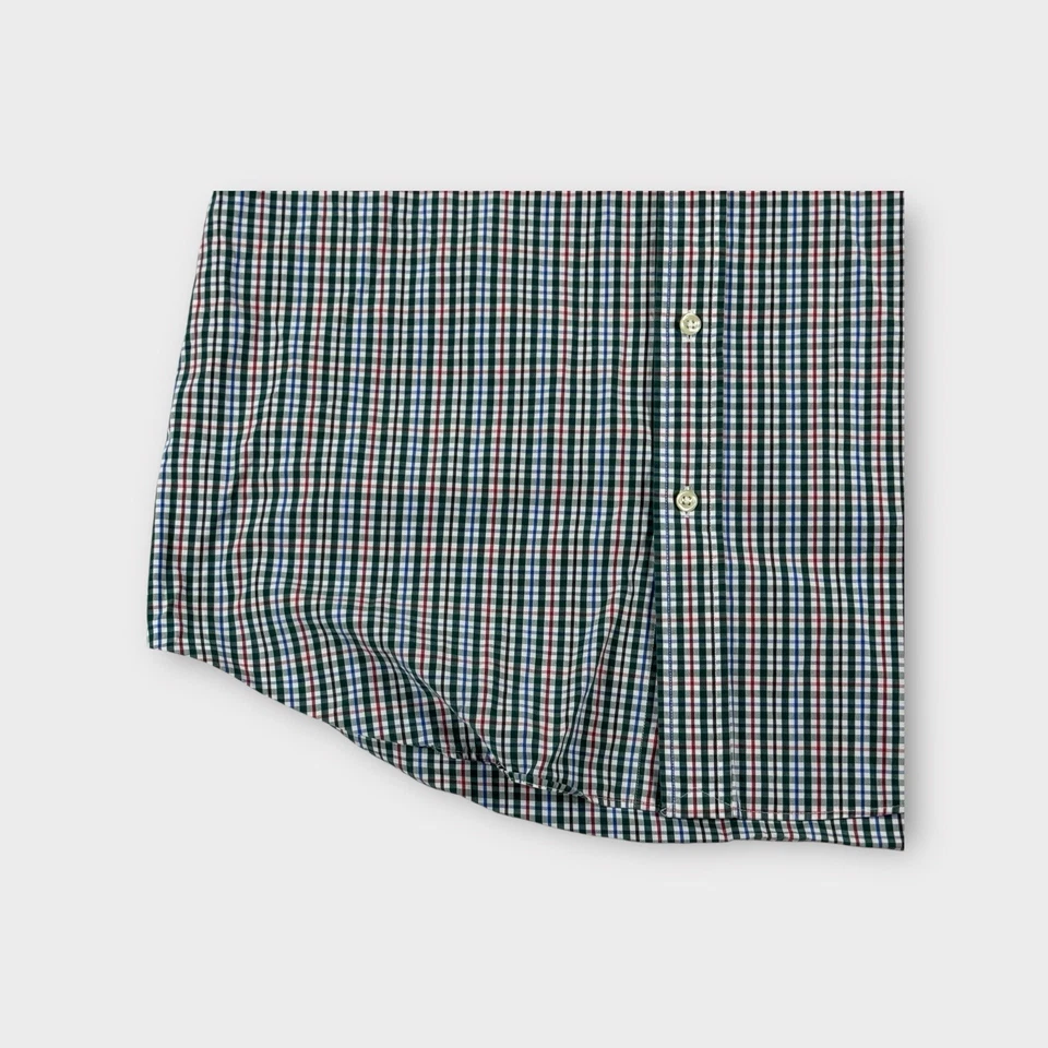 Polo Ralph Lauren Green Plaid Long Sleeve Button Down Business Shirt Mens L - image 4 of 4