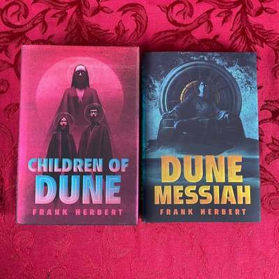 #ad Frank Herbert CHILDREN OF DUNE DUNE MESSIAH Hardcover Deluxe ACE $49.99
