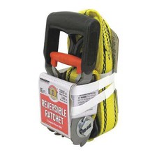 Progrip Cargo Control 330600 Tie-Down Strap, 16 Ft. L, 1-1/4" W, Yellow