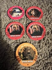 Pogs STAR WARS Episode 1 The Phantom Menace Taco Bell/KFC/Pizza Hut - Lot of 5