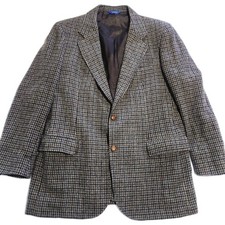 Pendleton WESTERN BLAZER SPORT JACKET Mens SIZE 42 Regular Gary Herringbone Wool