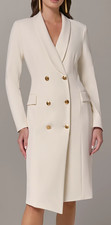 NWT Donna Karan NY Double Breasted Blazer Lined Dress, 12, Pristine, $199