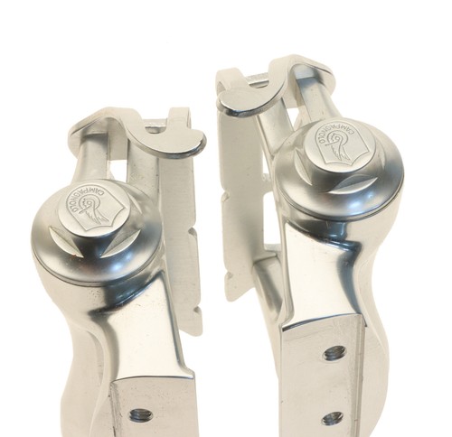 Campagnolo C Record Ergonomic 2nd Gen Pedals Medium Clips Pista Strada NOS NEW - 第 5/11 張圖片