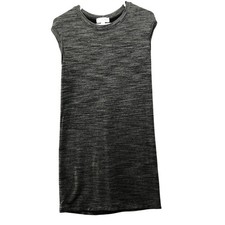 Cloth & Stone Jersey Knit Sleeveless Shift Dress Womens XS Gray Crewneck