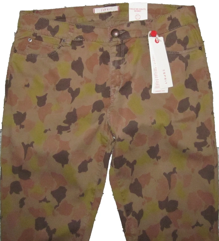 Esprit Women's Camo Jeans Camo Print Skinny-Fit Jeans - W30/L32 - Image 3 of 4