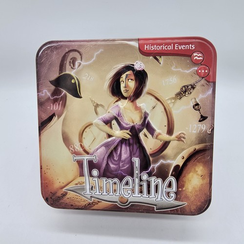 Timeline Historical Events Kartenspiel 100% komplett 2013 Asmodee Tin Box