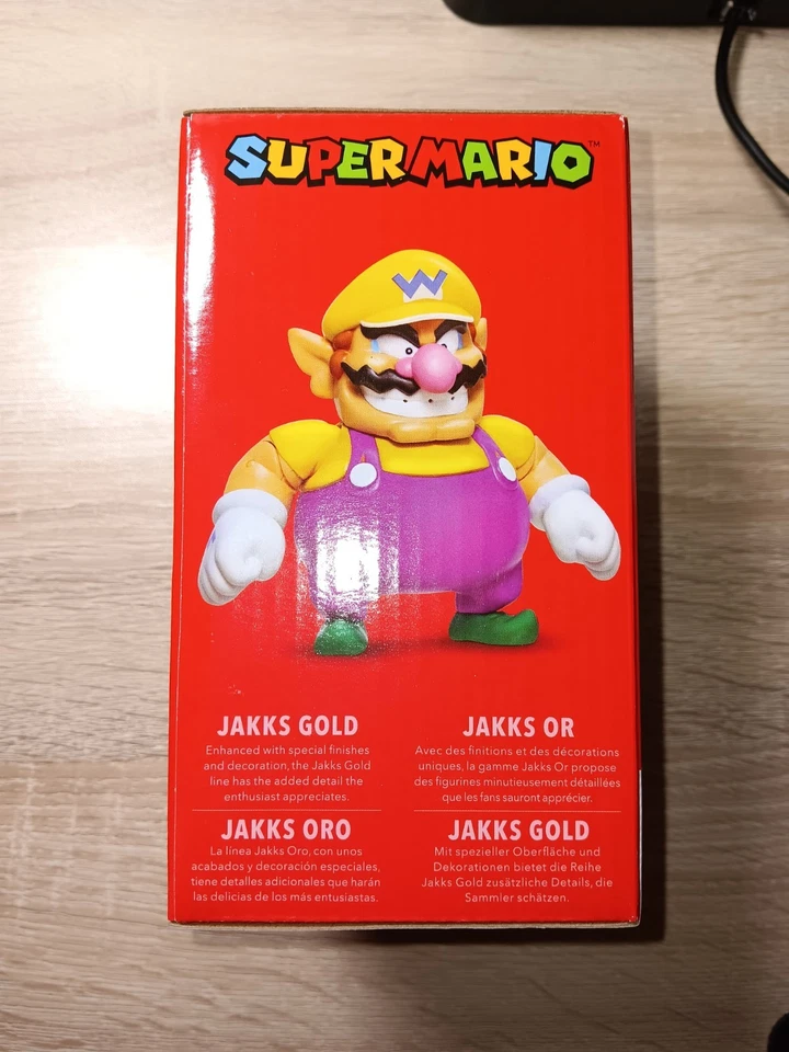 *FRETE GRÁTIS* 4" WARIO - World of Nintendo Gold Label Super Mario boneco Jakks - Imagem 4 de 4