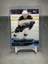 Brandon Carlo Young Guns Rookie Card 2016-17 Upper Deck #482 Boston Bruins RC. rookie card picture