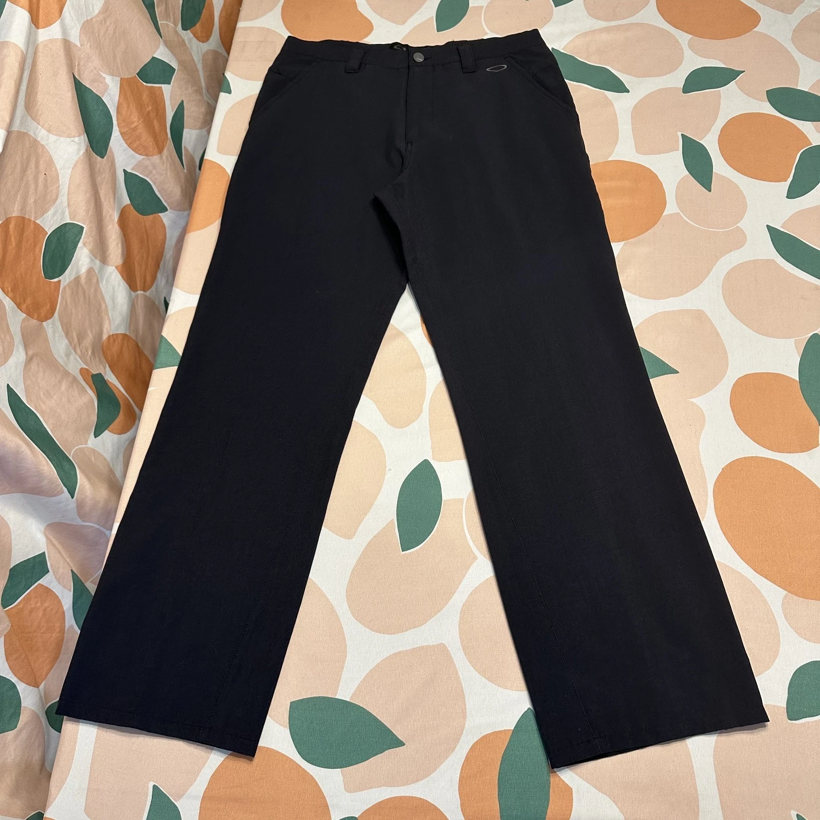 Oakley Golf Pants Men's 32x32 (33x30.5) Black Nylon Stretch Hiking Performance